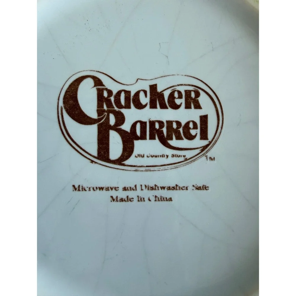 Cracker Barrel Rooster Weather Vane‎ Coffee Mug Brown Interior Rocking Chair